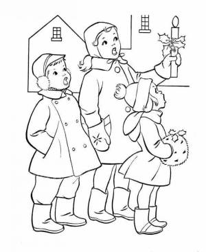 Раскраски Колядки для детей