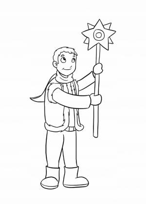 Раскраска коляда