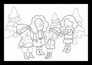 Рисунки колядки легкие