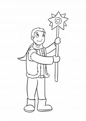 Как нарисовать колядки карандашом