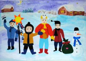 Фотоотчет «Коляда-коляда, отворяй ворота!»