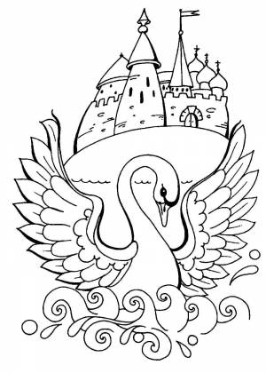 Иллюстрации к сказкам пушкина раскраски