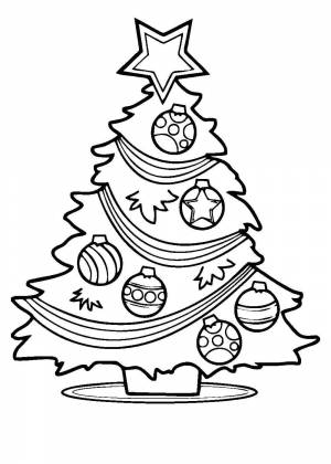 Раскраски Ёлка