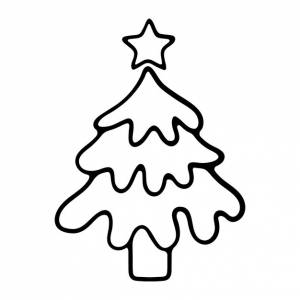 Силуэт рождественской елки с украшениями рождественская елка украшение новый год рождественский праздничный подарок праздник санты 1 января зима