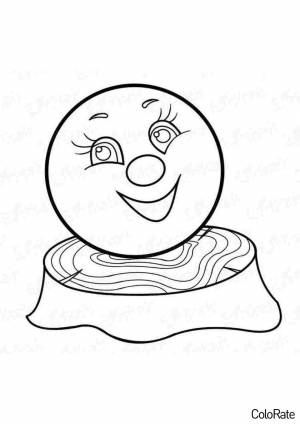 Раскраска На пеньке