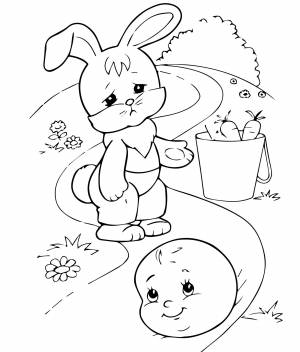 Колобок и зайчик