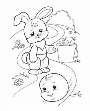 Раскраски Колобок