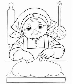 Раскраски Колобок