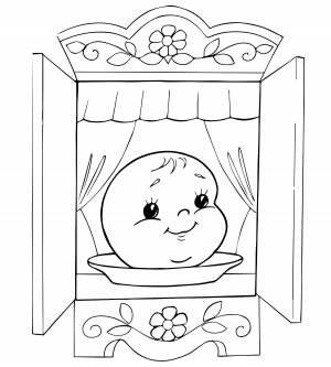 Колобок на окне