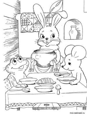 Раскраска Теремок