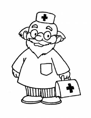 Раскраски доктор Айболит