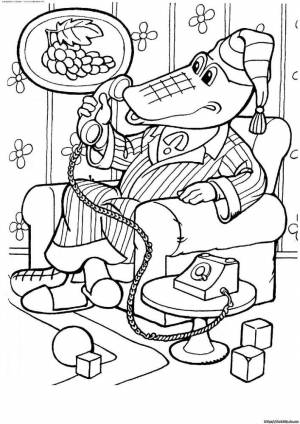 Сказки Корнея Чуковского -Раскраски