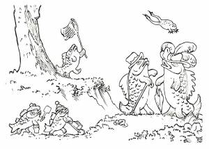 Раскраски по сказкам Чуковского