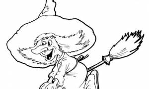 Супер раскраска страшилка Баба Яга и её друзья