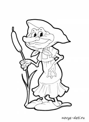 Супер раскраска страшилка Баба Яга и её друзья