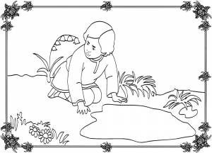 Раскраска сестрица Алёнушка и братец Иванушка