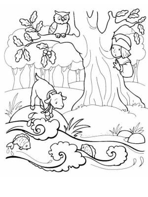 Раскраска сестрица Аленушка и братец Иванушка