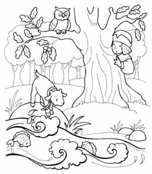 Раскраски аленушка, Раскраска Сестрица алёнушка и братец иванушка сестрица аленушка и братец иванушка