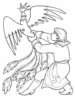 Раскраска Конёк-Горбунок 10