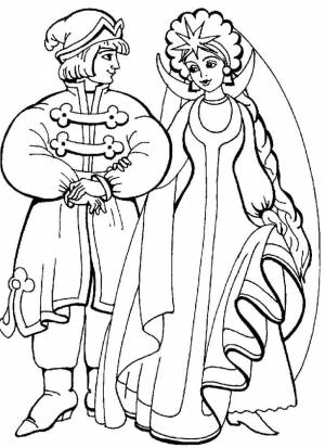 Раскраска Конёк-Горбунок 17