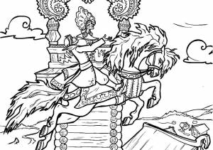 Раскраски Раскраска Конёк горбунок 