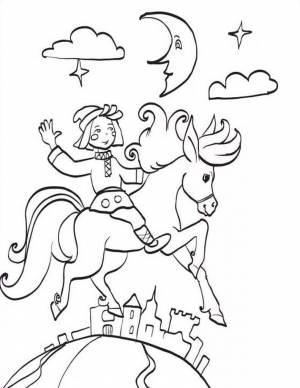 Раскраски Конек-горбунок