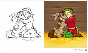 Иллюстрация Конёк-горбунок