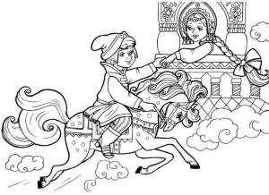 Раскраски Конек-горбунок