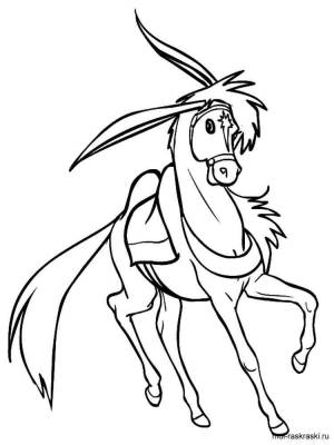 Раскраска Конек-горбунок