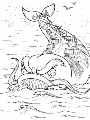 Раскраска Конёк-Горбунок 8