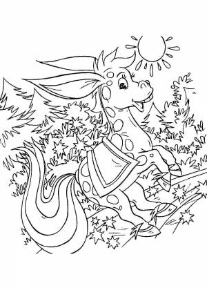 Раскраски Конёк Горбунок