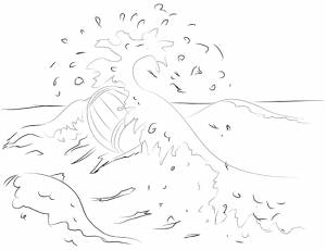 Раскраска о царе Салтане