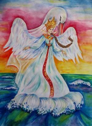 Арты сказка о царе салтане царевна лебедь