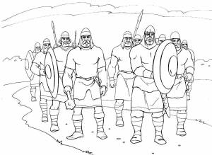 Раскраски 33 богатыря из сказки о царе салтане