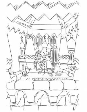 Раскраски 33 богатыря из сказки о царе салтане