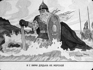 Раскраски 33 богатыря из сказки о царе салтане