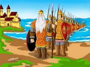 DataLife Engine > Версия для печати > Детский рисунок 33 богатыря из сказки