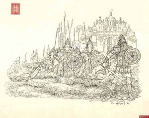 Раскраски сказка тридцать три богатыря