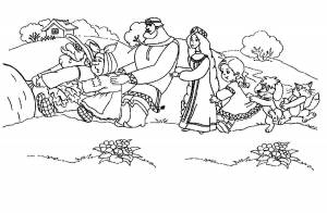 Раскраски Раскраска Репка репка репка