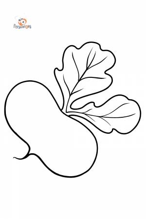 Раскраска Репка для малышей