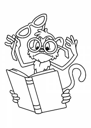 Рисунок к басне мартышка и очки