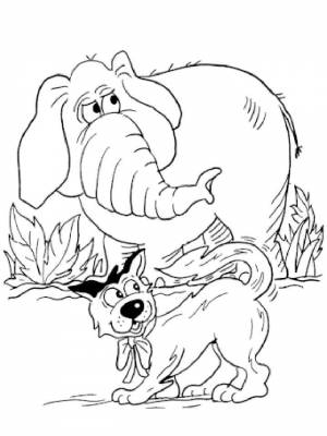 Раскраски Басни Крылова   в формате