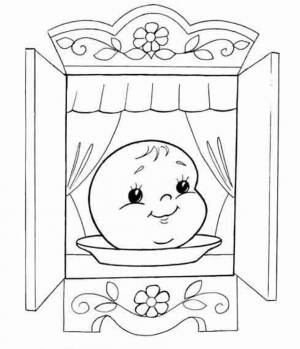 Раскраски Колобок