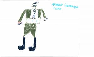 Каша из топора рисунок карандашом