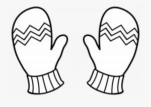 Раскраски Рукавичка для детей 3 4 лет