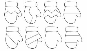 DataLife Engine > Версия для печати > Раскраска новогодняя варежка