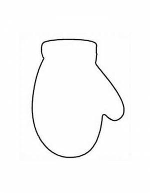 Раскраски варежки и рукавички