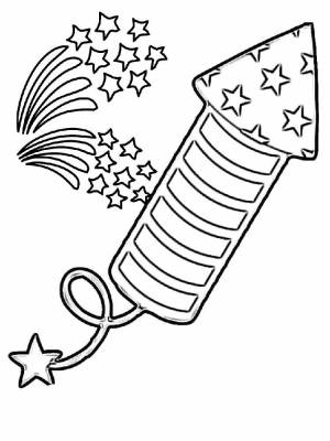 Раскраска Хлопушка