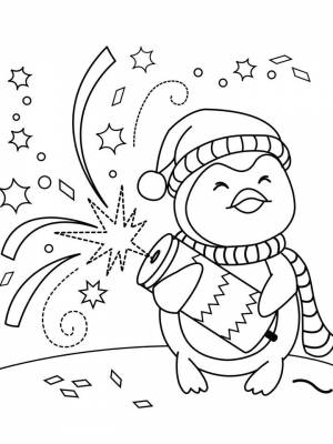 Раскраски Хлопушка   в формате