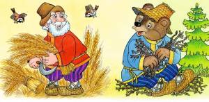 Мужик и медведь